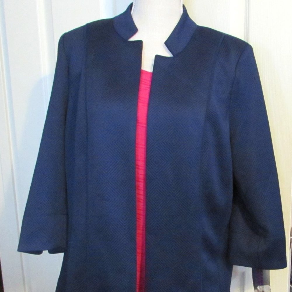 ALLISON DALEY  2-Piece Set Of Jacket (Size 14) & Sleeveless Tank (Size XL)